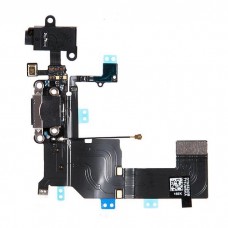 821-1705-A шлейф с разъёмом зарядки ,микрофоном, гарнитуры для Apple iPhone 5С, черный
