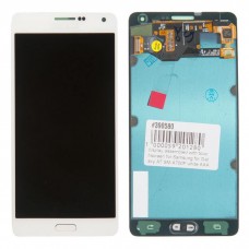 700F дисплей в сборе с тачскрином для Samsung Galaxy A7 (SM-A700F) белый (2015) AMOLED