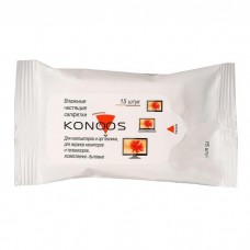 KSN-15 чистящие салфетки Konoos для ЖК-экранов ноутбуков, смартфонов, КПК, покетпак 15 шт