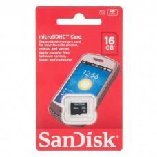 SDSDQM-016G-B35 карта памяти MicroSDHC 16Gb SanDisk Class 4