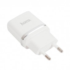 6957531047728 зарядное устройство HOCO c11 Smart single USB charger(EU), белый