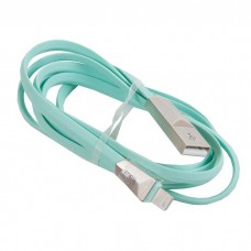 6957531038610 кабель USB HOCO x4 Zinc Alloy rhombus Lightning, голубой б/у