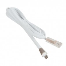 6957531041962 кабель micro USB HOCO x4 Zinc Alloy rhombus, белый поврежденная упаковка