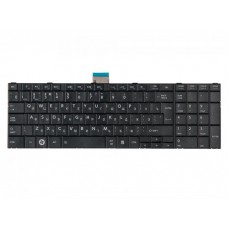 NSK-TV0SV клавиатура для ноутбука Toshiba Satellite  P850, P855, p870, p870d, p875, p875d, черная, верт. Enter