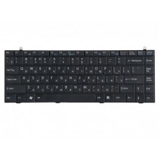 V070978BS1 клавиатура для ноутбука Sony Vaio VGN-FZ, черная без рамки, гор. Enter