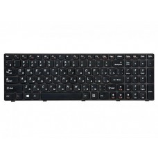 25206850 клавиатура для ноутбука Lenovo для IdeaPad G580, G585, G780, Z580, Z580A, Z585, Z780, V580, P580, P585, черная, с серой рамкой, гор. Enter