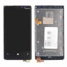 дисплей в сборе с тачскрином для Nokia для Lumia 920 черный