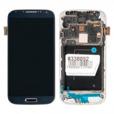 GH97-14655B дисплей в сборе с тачскрином и передней панелью для Samsung Galaxy S4 (GT-I9505) черный AMOLED