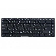 04GOA2H2KRU00-2 клавиатура для ноутбука Asus для Eee PC 1201, 1215, 1225, UL20, U24A, U24E, черная без рамки, гор. Enter