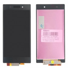 С6903 дисплей в сборе с тачскрином для Sony Xperia Z1 (C6903) черный TFT