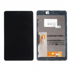 Nexus 7 дисплей в сборе с тачскрином и рамкой крепления для Asus для Nexus 7 2012 черный Wi-Fi