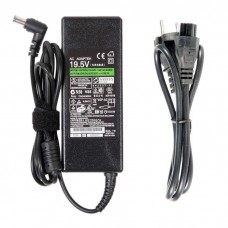 VGP-AC19V35 блок питания для ноутбука Sony Vaio VGN-SZ, FZ, CR, FS, FE, FJ, S3, S4, S5, BX, 19.5V, 4.7A, 90W, 6.5х4.4 с иглой с кабелем