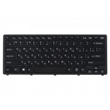 9Z.NABBQ.401 клавиатура для ноутбука Sony Vaio Sony Vaio SVF14N, Fit14A/Flip черная с подсветкой, с рамкой, гор. Enter