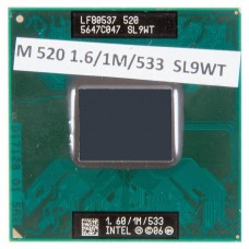 SL9WT процессор для ноутбука Intel Celeron M 520 Socket M 1.6 ГГц RB