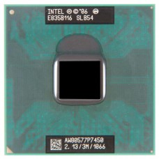 SLB54 процессор для ноутбука Intel Core 2 Duo Mobile P7450 Socket P 2.13 ГГц RB