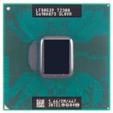 SL8VR процессор для ноутбука Intel Core Duo T2300 Socket M 1.66 ГГц RB