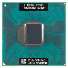 SL8VP процессор для ноутбука Intel Core Duo T2500 Socket M 2.0 ГГц с разбора