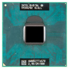 SLGLL процессор для ноутбука Intel Core 2 Duo Mobile T6570 Socket P 2.1 ГГц RB