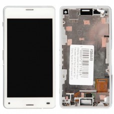 D5803 дисплей в сборе с тачскрином и передней панелью для Sony Xperia Z3 Compact (D5803) белый