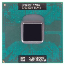 SLA4A процессор для ноутбука Intel Core 2 Duo Mobile T7100 Socket P 1.8 ГГц RB