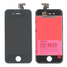 iPhone 4S дисплей для Apple iPhone 4S в сборе с тачскрином (AAA), черный