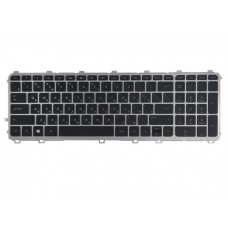 720244-251 Клавиатура [HP Envy 15, Envy 17] Black, Grey frame, Backlight [720244-251] донор