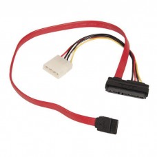 CC-SATA-C1 Кабель Combo SATA Gembird/Cablexpert CC-SATA-C1, molex+SATA/SATA, 15pin+7pin, (длина инт - 35см), пакет