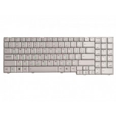 04GNS91KRU00-2 клавиатура для ноутбука Asus A7S, A7Sv, M50, M70, X55, X57V,  X70, X71, Pro58, L50Vn, белая, гор. Enter