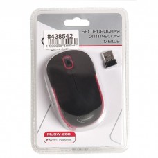 MUSW-200BKR мышь Gembird MUSW-200BKR USB, черно-красная