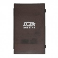 SUBCP1 контейнер для HDD 2.5"  SATA Age Star, USB 2.0, черный