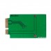 адаптер SSD - M.2(NGFF) SSD для Apple MacBook Air 11 13 A1370 A1369, Late 2010 Mid 2011 (зеленый) (6+12Pin) small