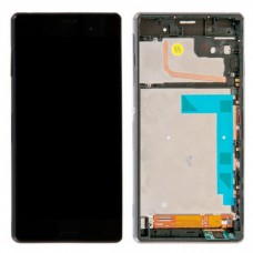 D6603 дисплей в сборе с тачскрином и передней панелью для Sony Xperia Z3 (D6603) черный AAA