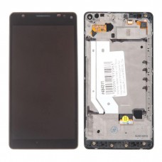 Lumia 950 XL дисплей в сборе с тачскрином и передней панелью для Microsoft Lumia 950 XL Dual Sim черный