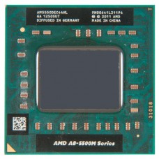 AM5550DEC44HL процессор для ноутбука AMD A8 5550M Socket FS1 (FS1r2) 2.1 ГГц с разбора