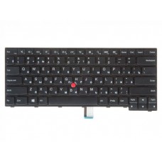 04X6101 Клавиатура для ноутбука Lenovo ThinkPad Edge E450, e450c, E455, E460, e465, черная с рамкой, с подсветкой, гор. Enter