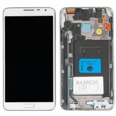 GH97-15540B дисплей в сборе с тачскрином и передней панелью для Samsung Galaxy Note 3 Neo (SM-N7505) белый AMOLED