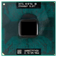 SLGF7 процессор для ноутбука Intel Core 2 Duo Mobile P7450 Socket P 2.13 ГГц с разбора