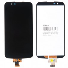 K430DS дисплей в сборе с тачскрином для LG K10 LTE K430DS с микросхемой на шлейфе, черный