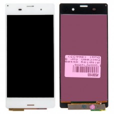 D6633 дисплей в сборе с тачскрином для Sony Xperia Z3 Dual (D6633) белый AAA