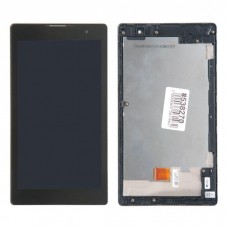 Z170CG дисплей в сборе с тачскрином и передней панелью для ASUS для ZenPad 7 Z170CG черный с разбора