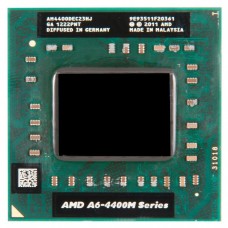 AM4400DEC23HJ процессор для ноутбука AMD A6 4400M Socket FS1 (FS1r2) 2.7 ГГц с разбора