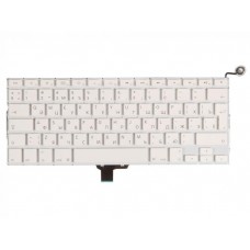 A1342 клавиатура для Apple MacBook 13 A1342 Белая, Late 2009 Mid 2010, Г-образный Enter RUS