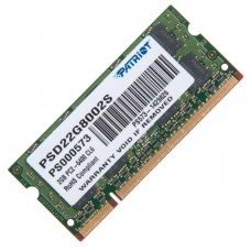 PSD22G8002S оперативная память для ноутбука SO-DIMM DDR2, 2 Гб, 800 МГц (PC-6400), Patriot