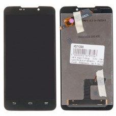 V9815 дисплей в сборе с тачскрином для ZTE V9815 Grand Memo черный