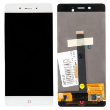 Nubia Z11 дисплей в сборе с тачскрином для ZTE Nubia Z11 белый