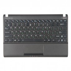 AEEJ8700110 клавиатура для ноутбука Asus Eee PC X101 с топкейсом, черная панель, черные клавиши