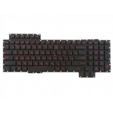 0KNB0-E610US00 клавиатура для ноутбука Asus ROG G752, GL752V, G752VT, G752VL, G752VY, G752VT-DH72, G701VI, черная с подсветкой, гор. Enter