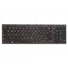 MP-11B56SU-930 клавиатура для ноутбука Toshiba Satellite P850, P855, p870, p870d, p875, p875d, черная с серой рамкой, с подсветкой,  верт. Enter