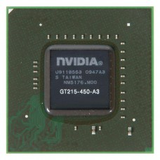 GT215-450-A3 видеочип nVidia , с разбора