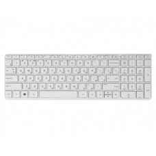 719853-251 Клавиатура для HP Pavilion 15, 15-e, 15-n, 250 G3, 255 G3, 256 G3 719853-251 белая с белой рамкой, донор